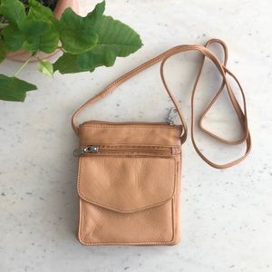 Paul & Taylor USA Camel Crossbody Bag
